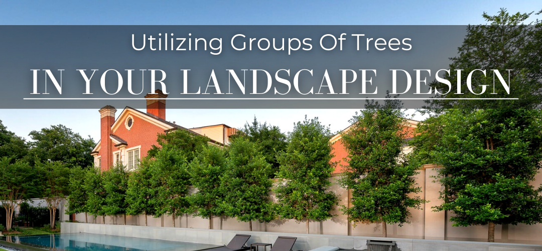 UTILIZING GROUPS OF TREES IN YOUR LANDSCAPE STYLE